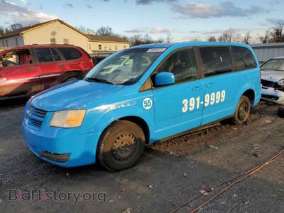 2010 Dodge CARAVAN GRAND CARA, blue — VIN 2D4RN4DE8AR218378, Copart