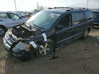 2010 Dodge CARAVAN Grand Cara, черный — VIN 2D4RN5D15AR102199, Copart