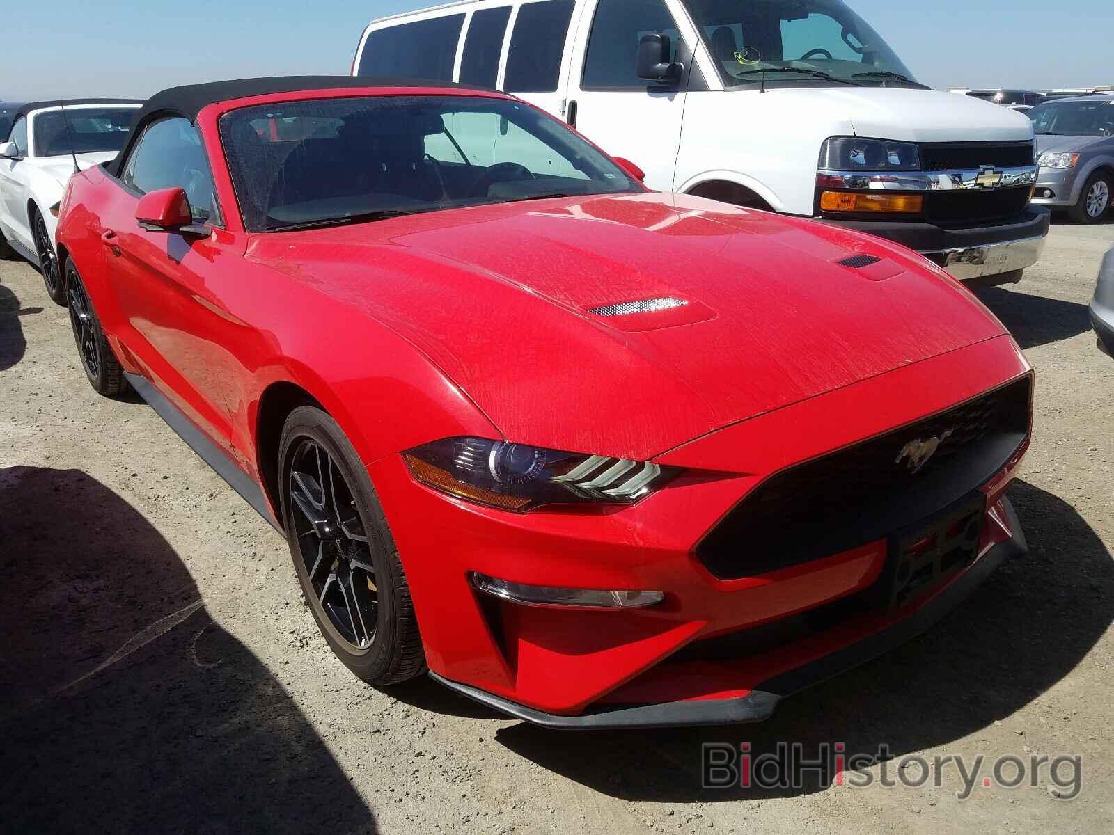 Photo 1FATP8UH1K5109845 - FORD MUSTANG 2019