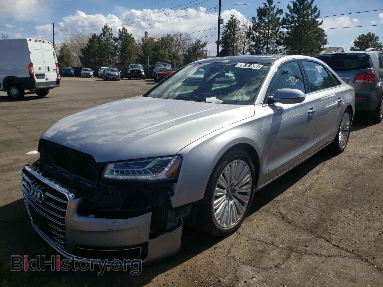 2015 AUDI A8 - VIN: WAU3MAFD3FN007440 - Фото 2