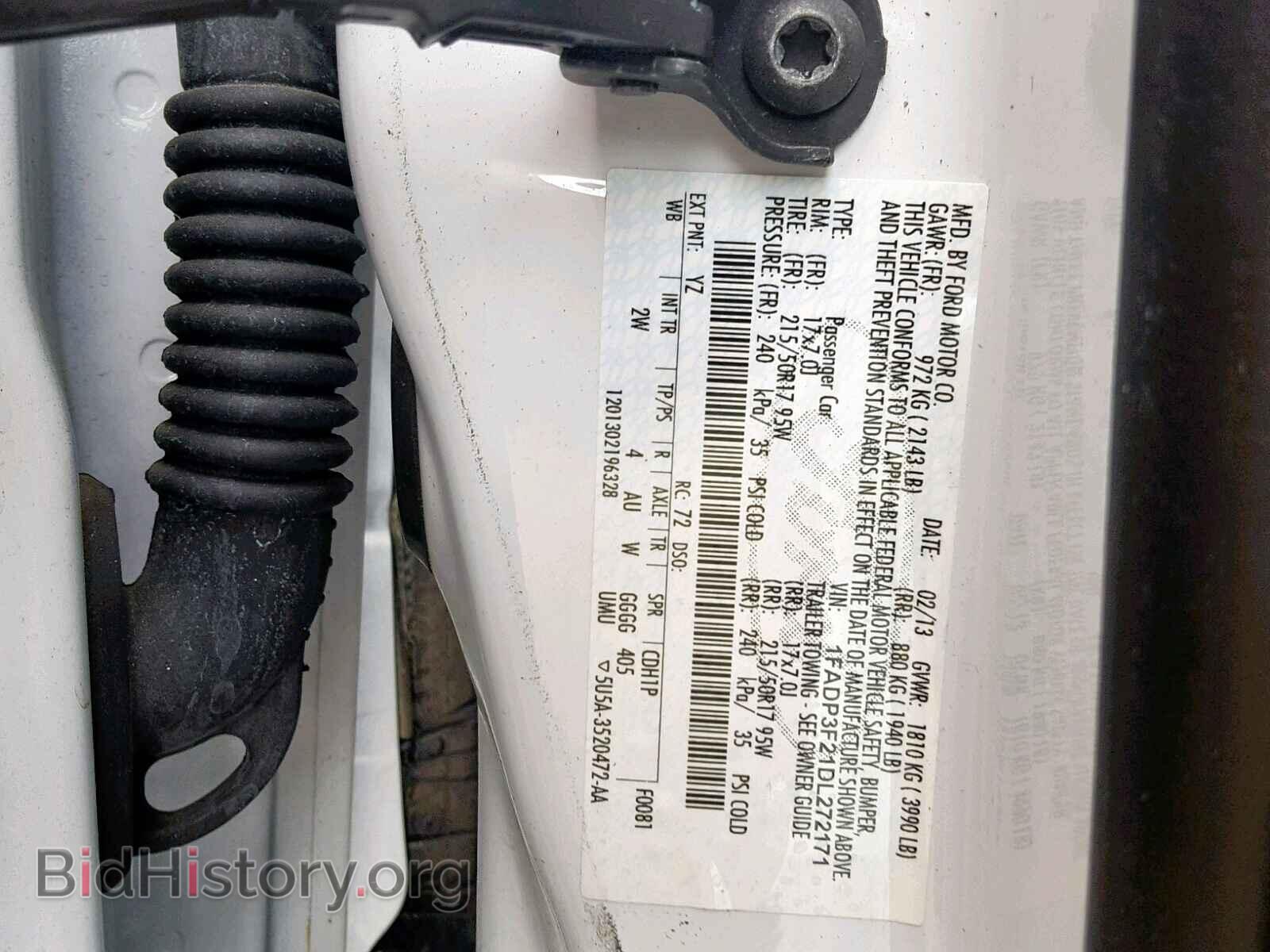 2013 FORD FOCUS SE - VIN: 1FADP3F21DL272171 - Фото 10