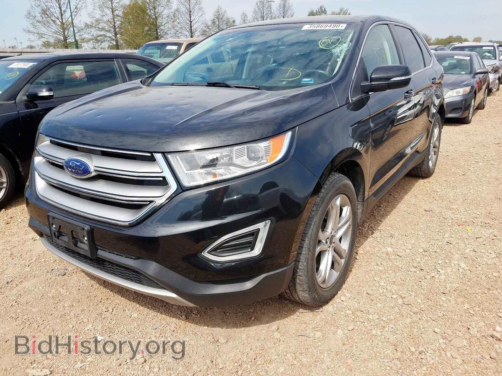 2015 FORD EDGE - VIN: 2FMTK4K81FBB50641 - Фото 2