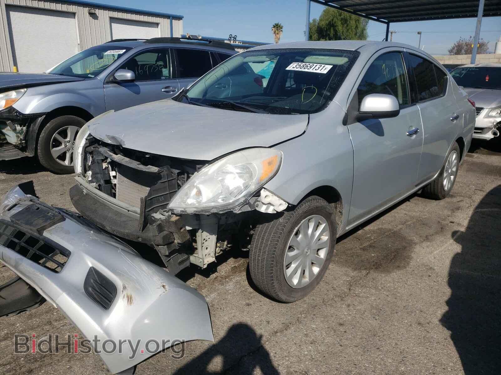 2014 NISSAN VERSA - VIN: 3N1CN7AP4EK460509 - Фото 2