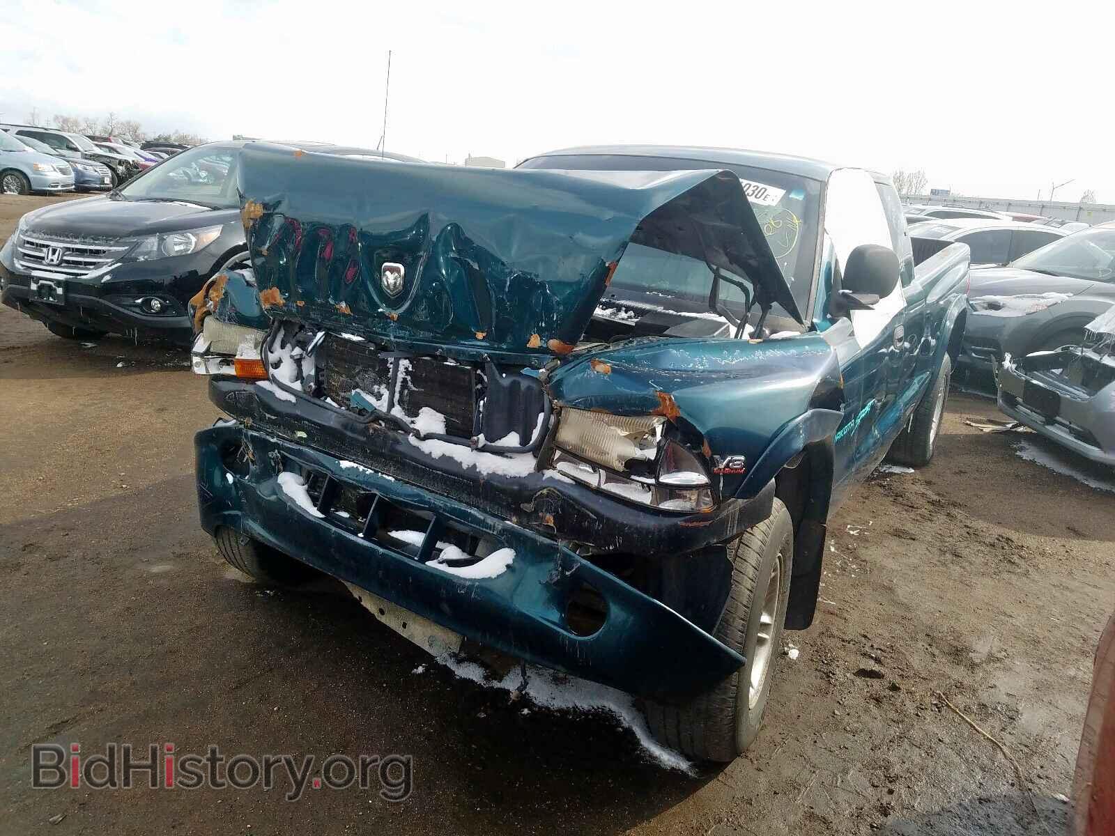 1998 DODGE DAKOTA - VIN: 1B7GG22Y2WS521145 - Фото 2