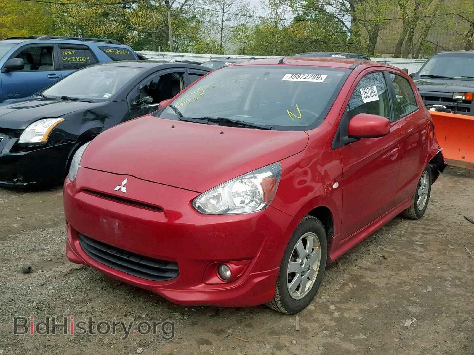 2014 MITSUBISHI MIRAGE - VIN: ML32A4HJ8EH021989 - Фото 2