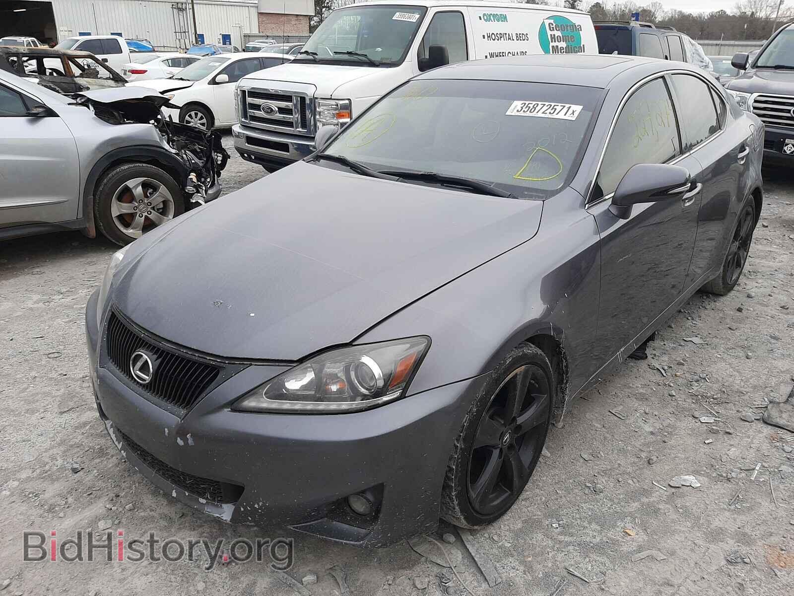 2012 LEXUS IS - VIN: JTHBF5C26C5164196 - Фото 2