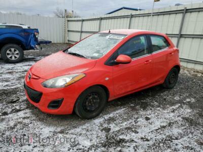 2014 Mazda 2 MAZDA2 SPO, красный — VIN JM1DE1KY1E0183220, Copart