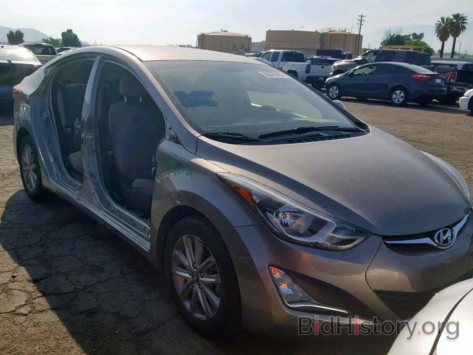 Photo 5NPDH4AE5GH658504 - HYUNDAI ELANTRA 2016