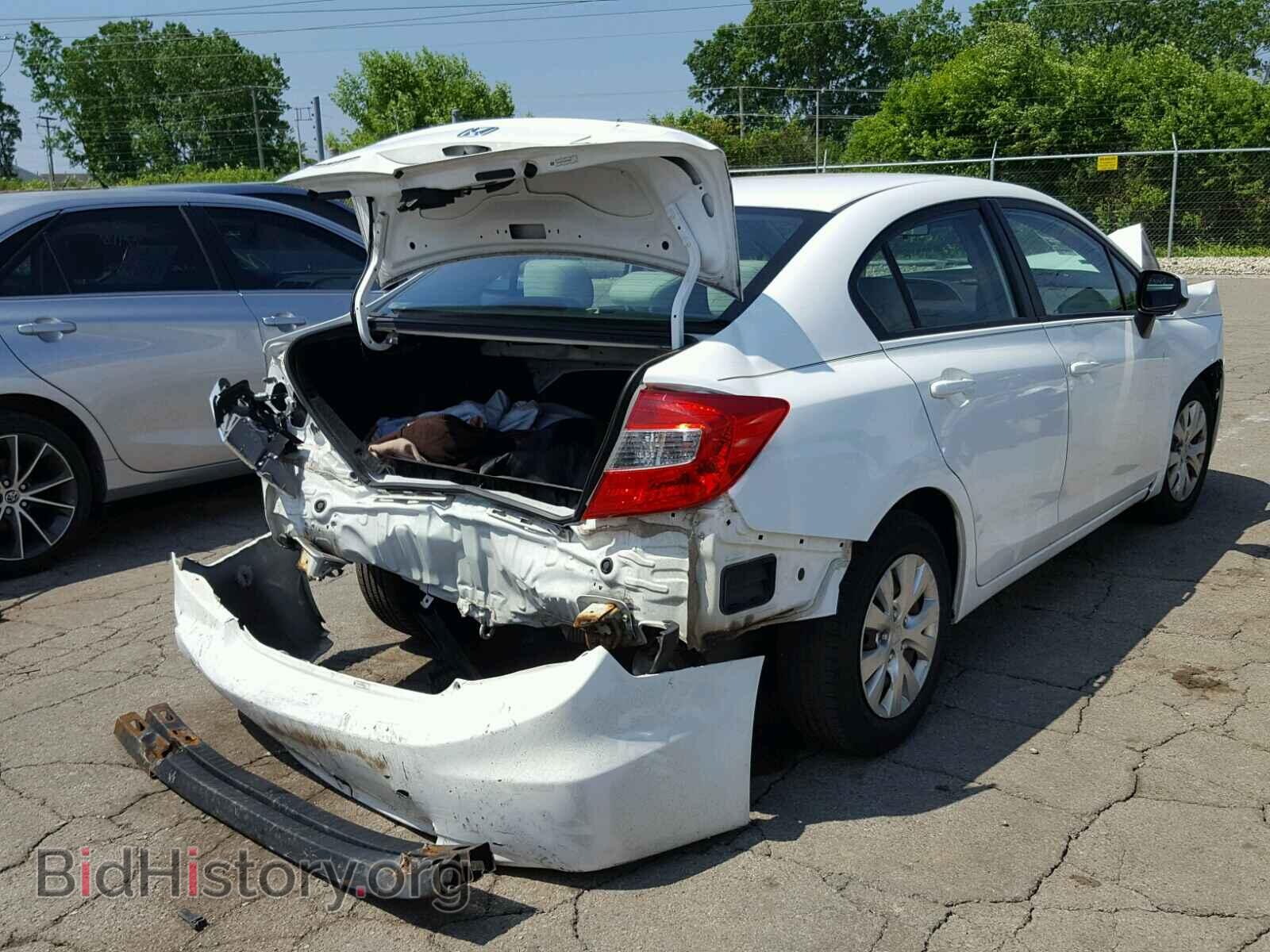 2012 HONDA CIVIC LX - VIN: 19XFB2F57CE013603 - Фото 4