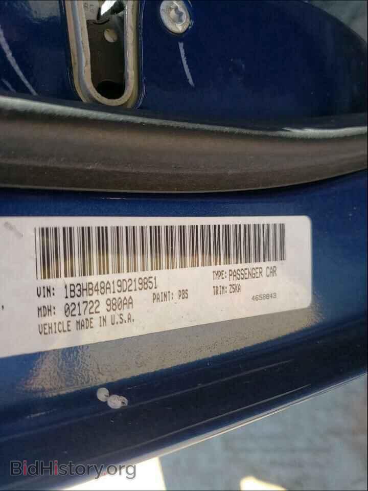 2009 DODGE CALIBER - VIN: 1B3HB48A19D219851 - Фото 10