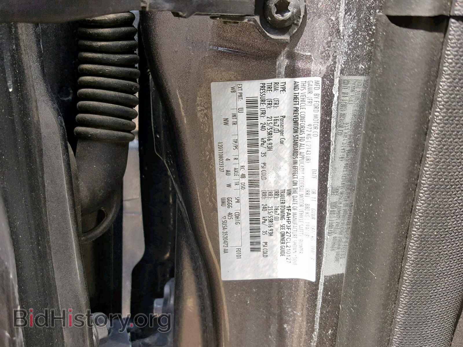 2012 FORD FOCUS SE - VIN: 1FAHP3F27CL210127 - Фото 10