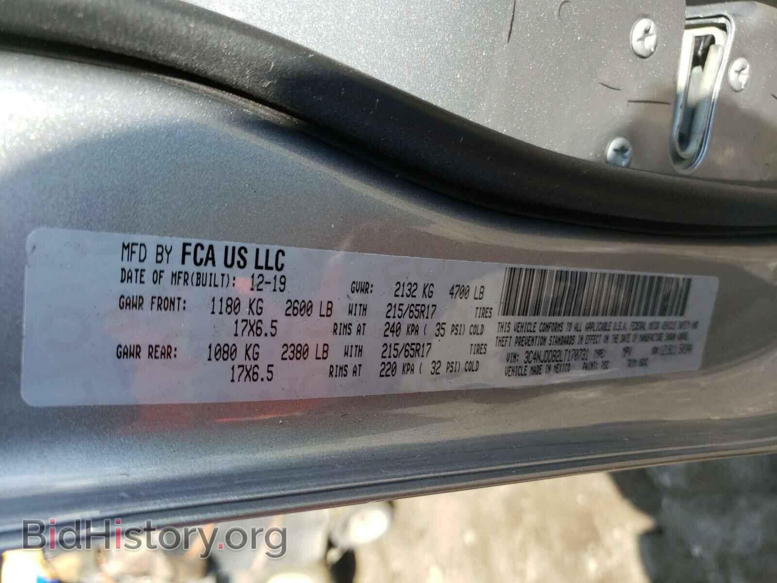 2020 JEEP COMPASS - VIN: 3C4NJDDB2LT170731 - Photo 10