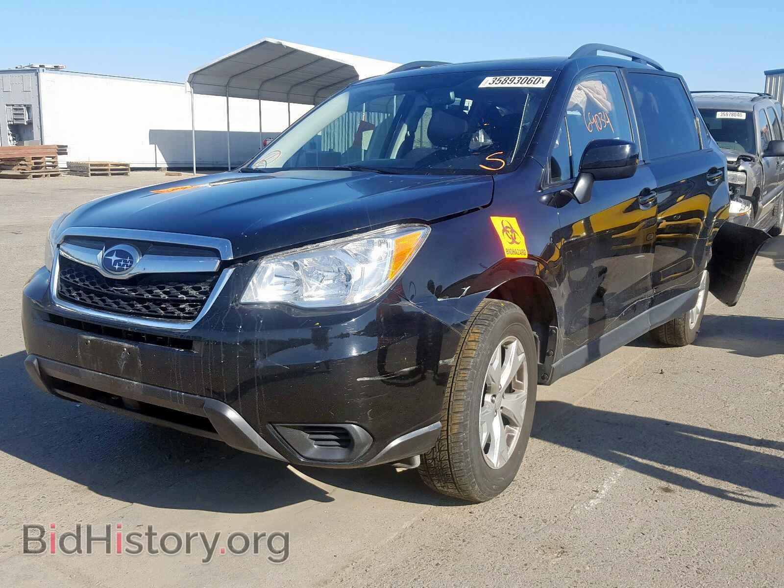 2016 SUBARU FORESTER - VIN: JF2SJADCXGH468475 - Фото 2