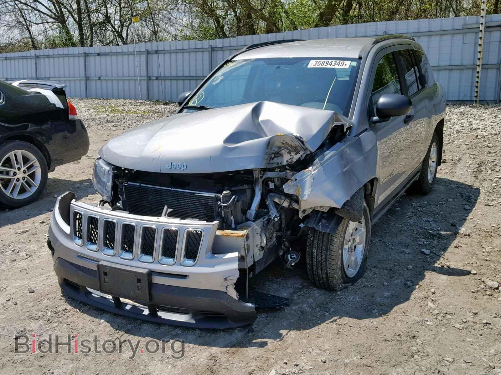 2014 JEEP COMPASS SP - VIN: 1C4NJCAA3ED773587 - Фото 2