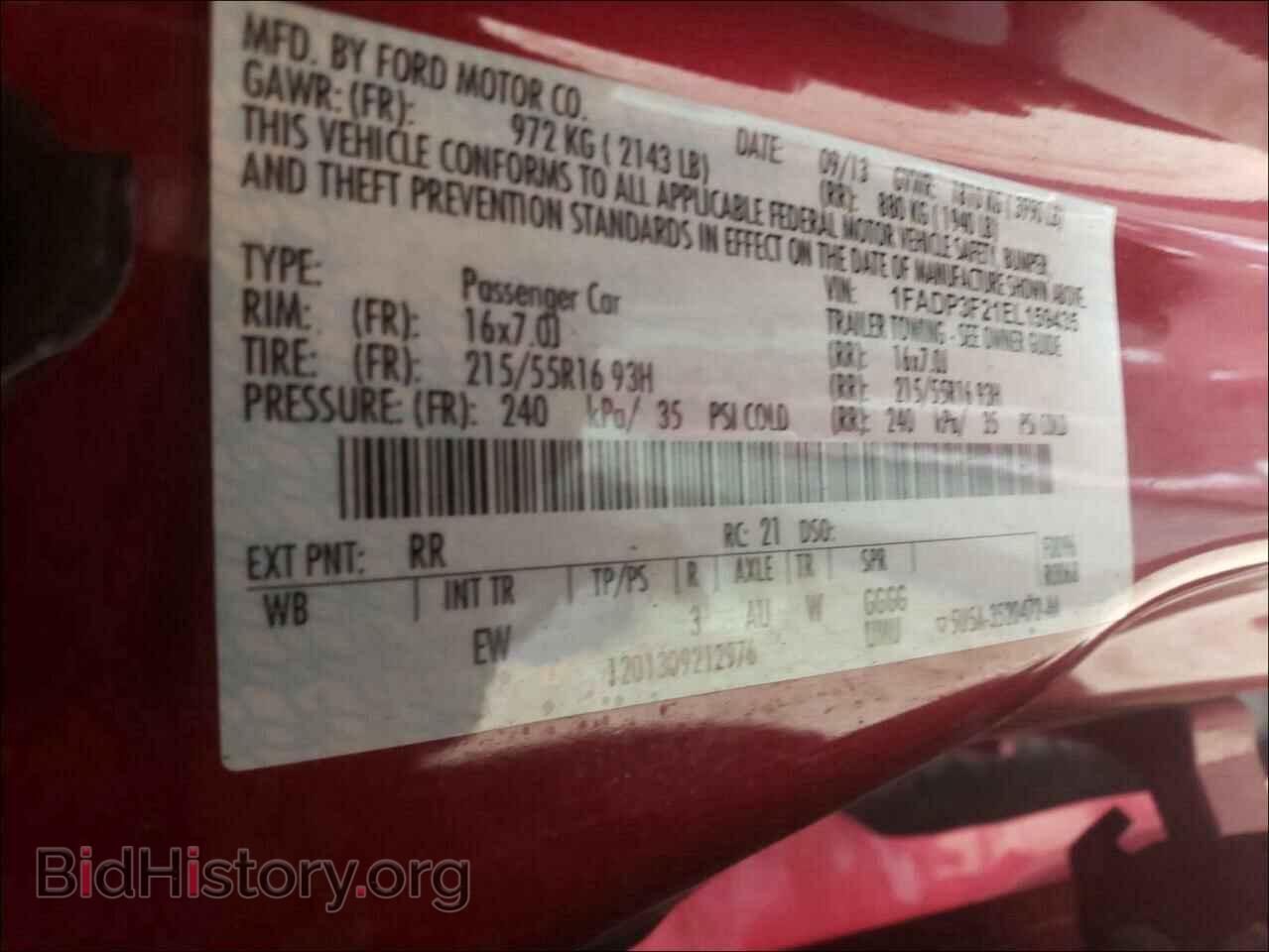 2014 FORD FOCUS - VIN: 1FADP3F21EL159435 - Photo 10