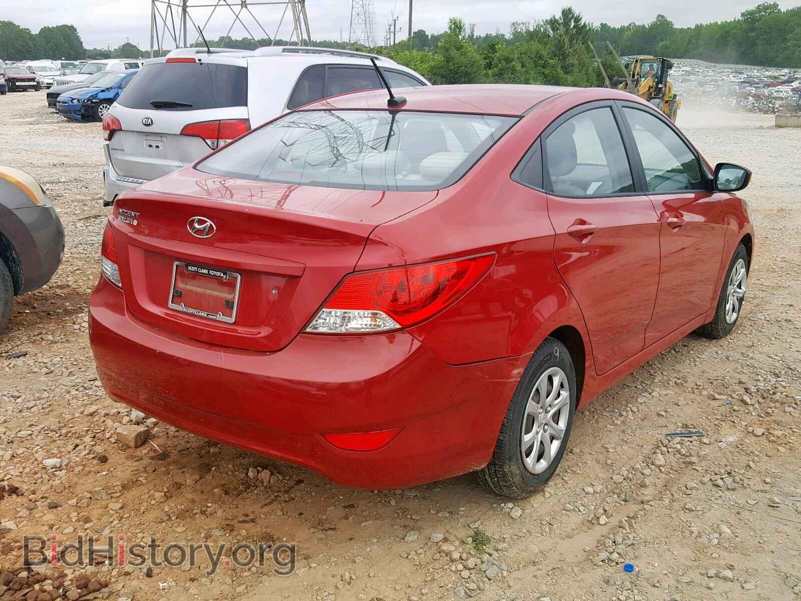 2013 HYUNDAI ACCENT - VIN: KMHCT4AE1DU561789 - Фото 4