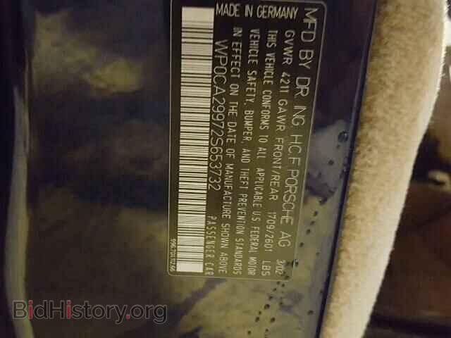 2002 PORSCHE 911 - VIN: WP0CA29972S653732 - Фото 10