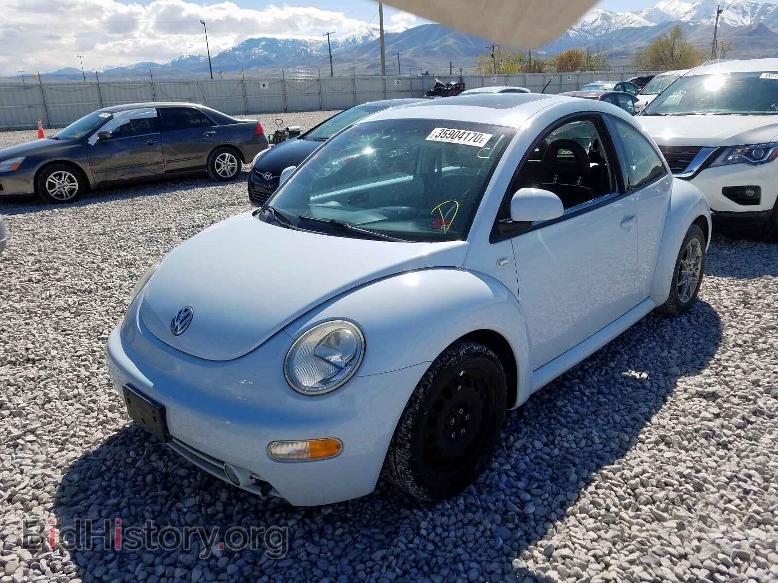 2000 VOLKSWAGEN BEETLE - VIN: 3VWCA21C8YM484780 - Фото 2