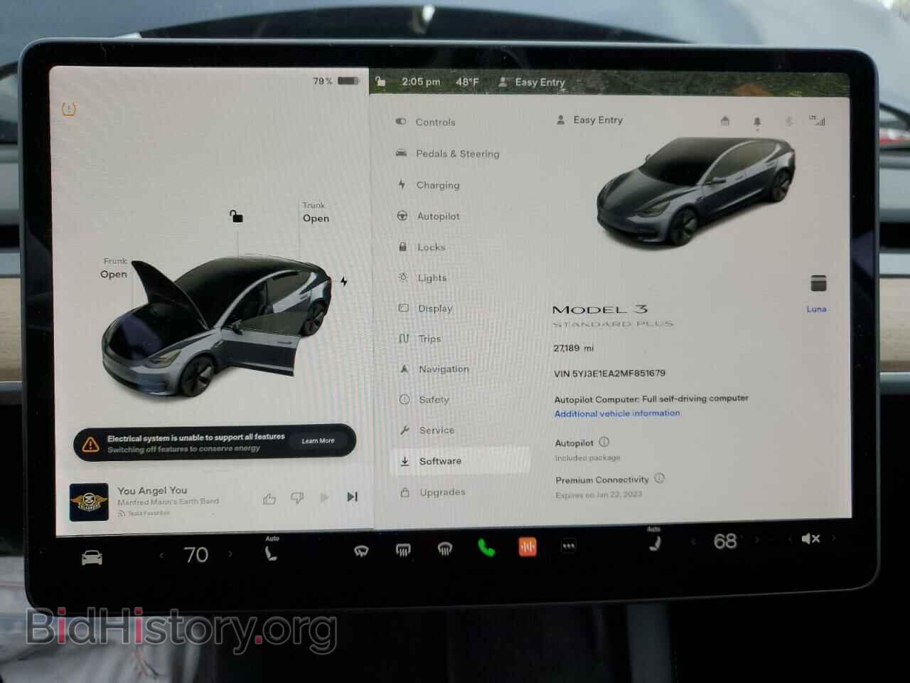 2021 TESLA MODEL 3 - VIN: 5YJ3E1EA2MF851679 - Photo 9
