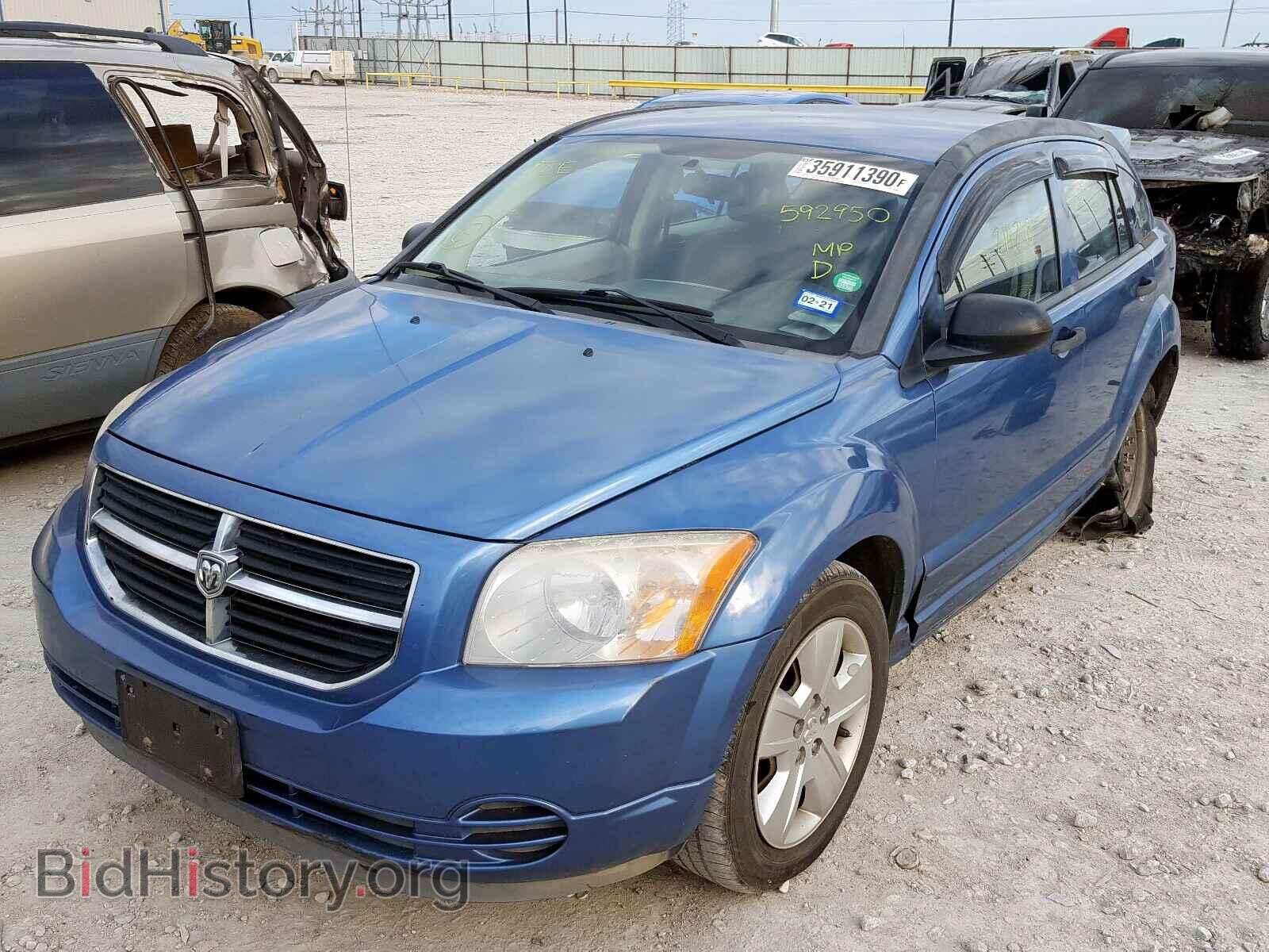 2007 DODGE CALIBER - VIN: 1B3HB48B77D592950 - Фото 2