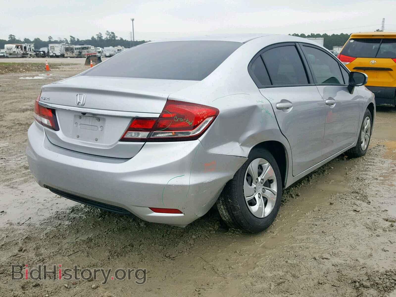 2014 HONDA CIVIC LX - VIN: 19XFB2F51EE020937 - Фото 4