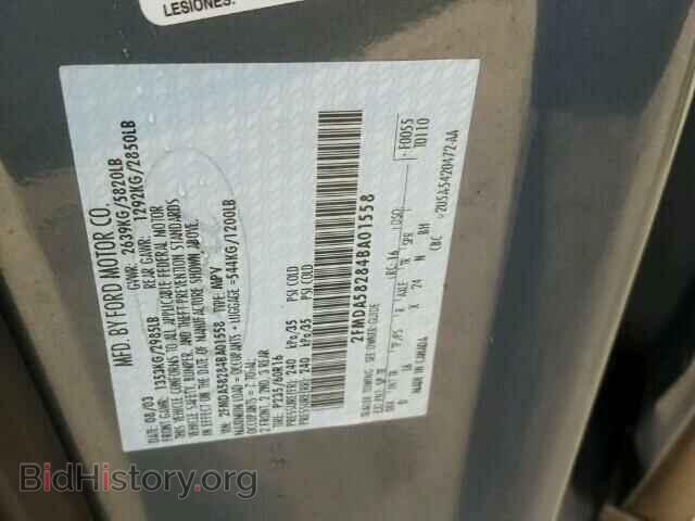 2004 FORD FREESTAR - VIN: 2FMDA58284BA01558 - Фото 10