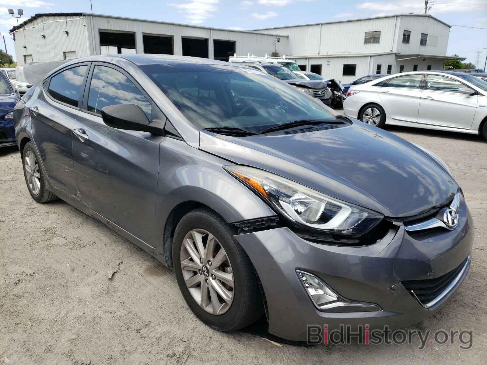 Photo KMHDH4AE7GU636456 - HYUNDAI ELANTRA 2016