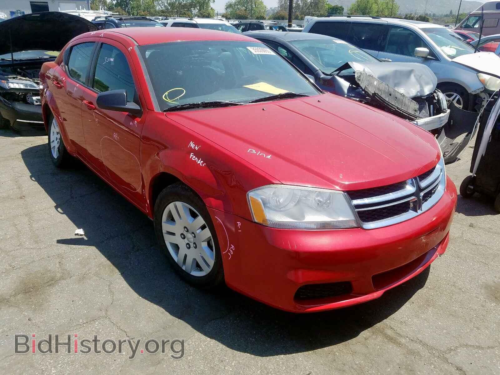 Photo 1C3CDZAB7CN243483 - DODGE AVENGER 2012