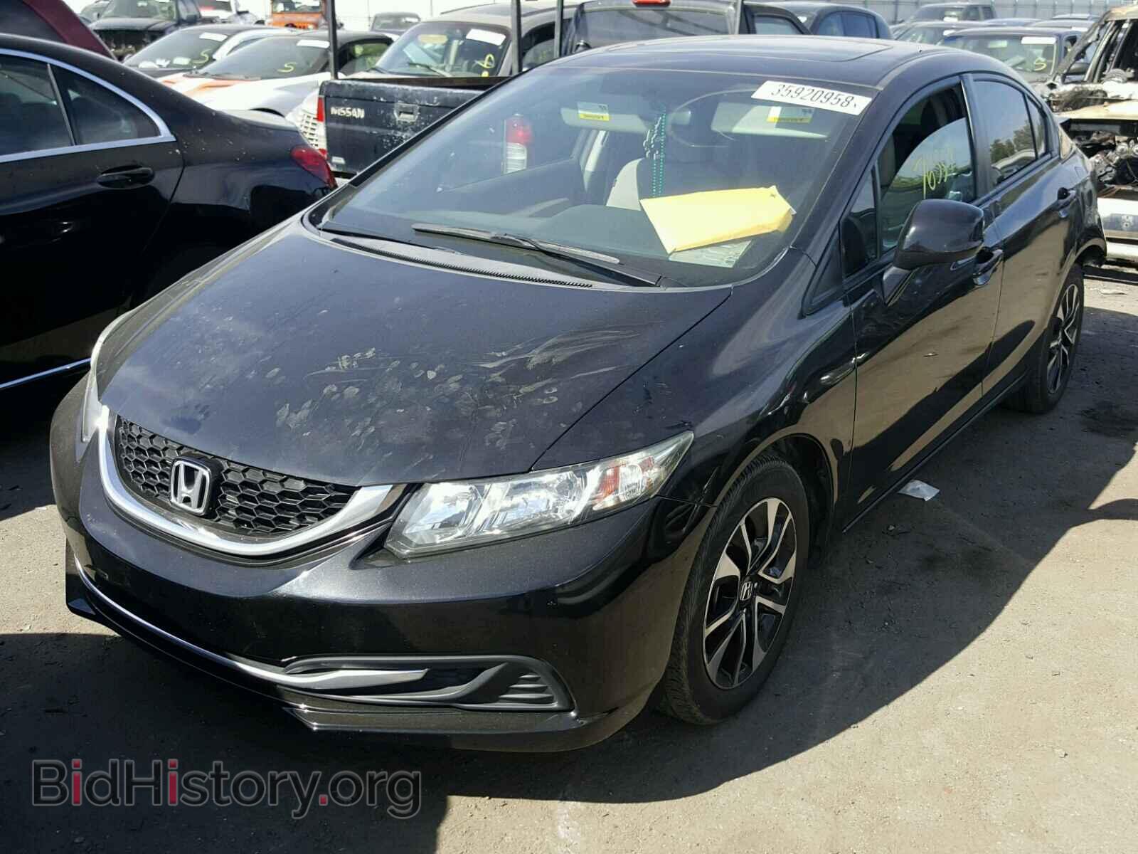 2013 HONDA CIVIC - VIN: 2HGFB2F84DH537020 - Фото 2