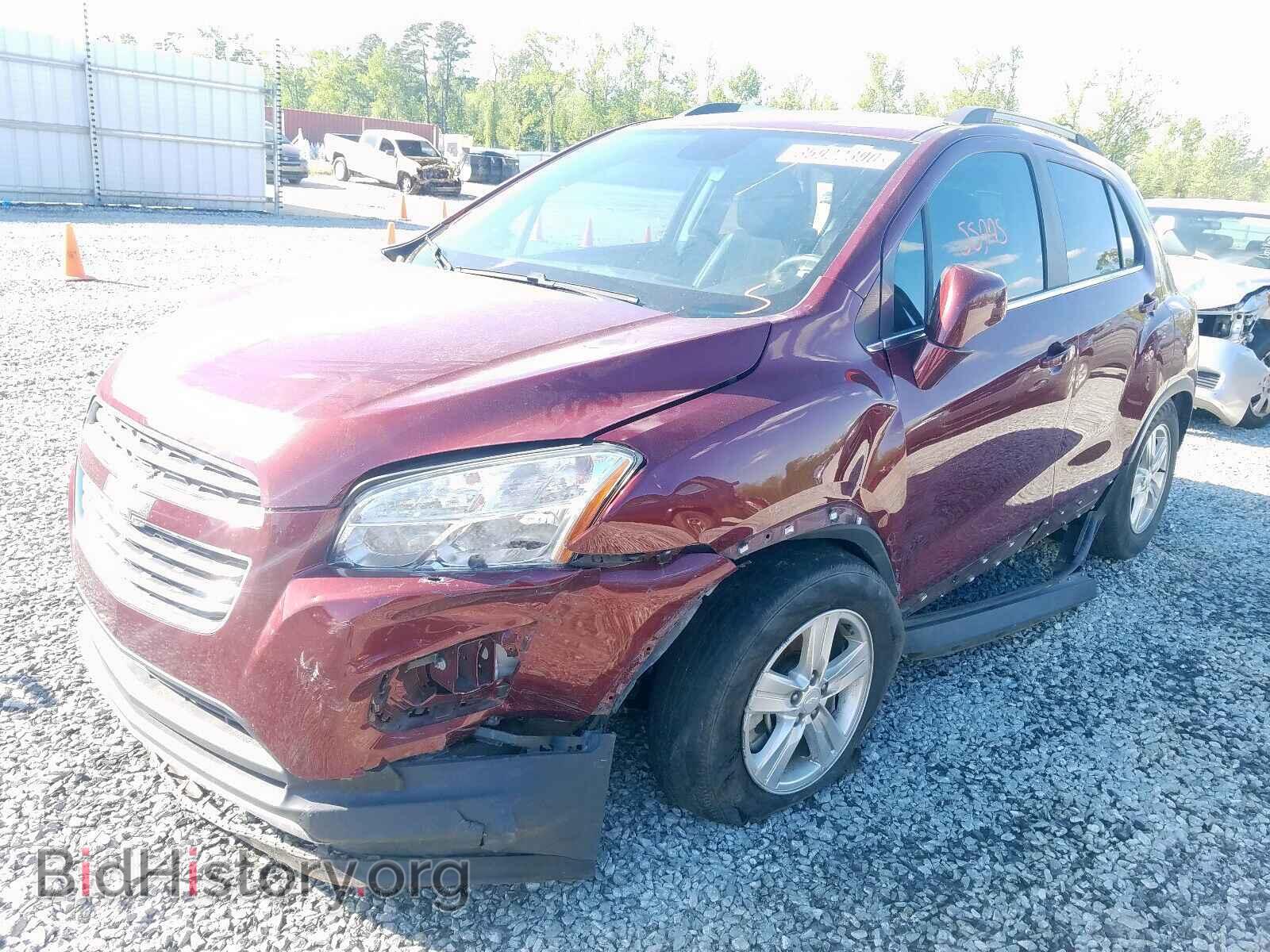 2016 CHEVROLET TRAX - VIN: 3GNCJLSB5GL216246 - Фото 2