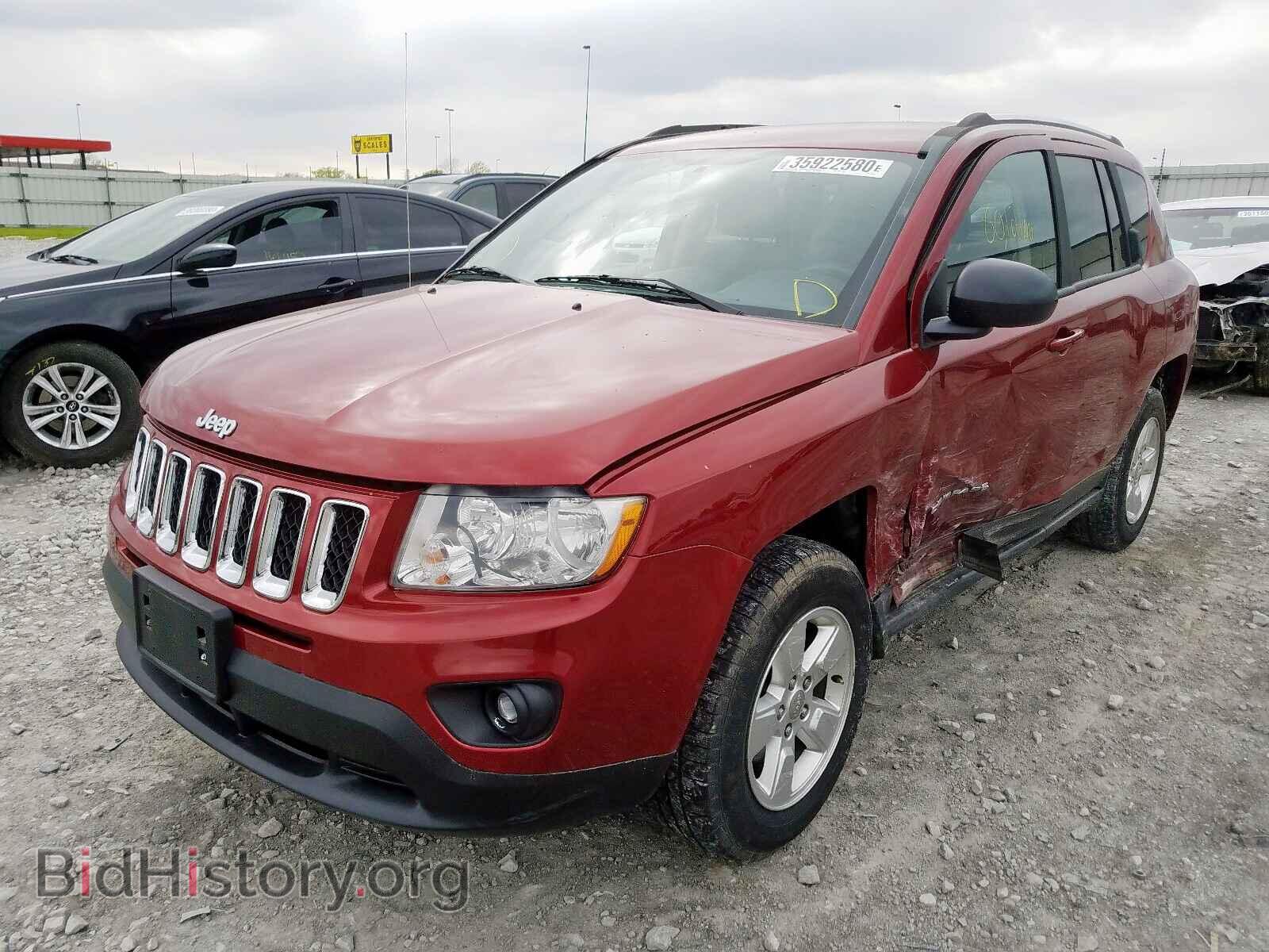 2013 JEEP COMPASS - VIN: 1C4NJCBA1DD193882 - Фото 2