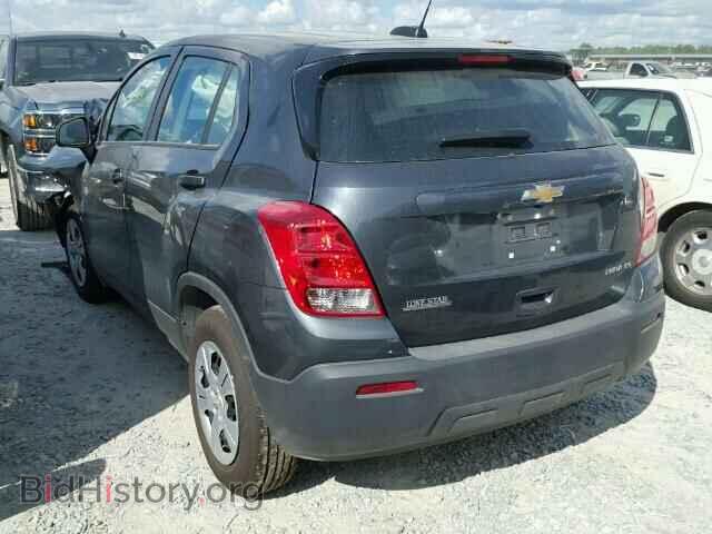 2016 CHEVROLET TRAX - VIN: 3GNCJKSB9GL230595 - Фото 3