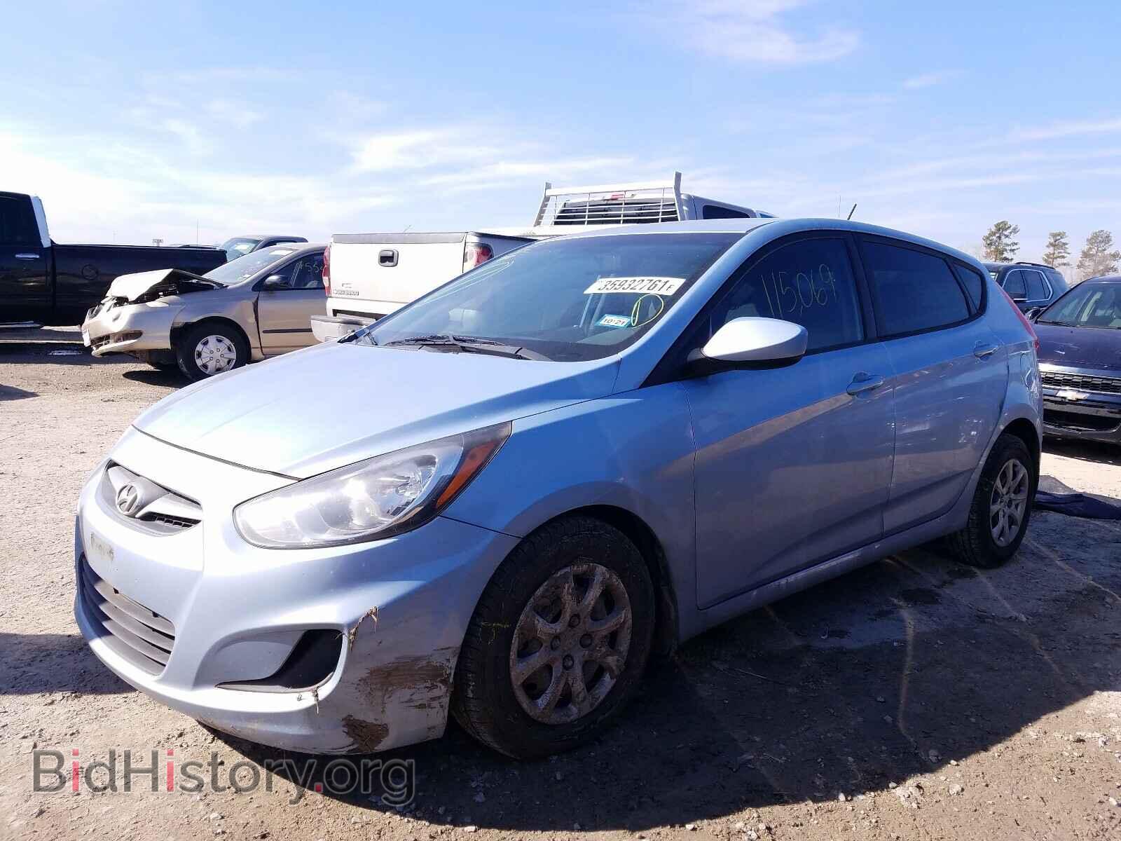 2014 HYUNDAI ACCENT - VIN: KMHCT5AE3EU187158 - Фото 2