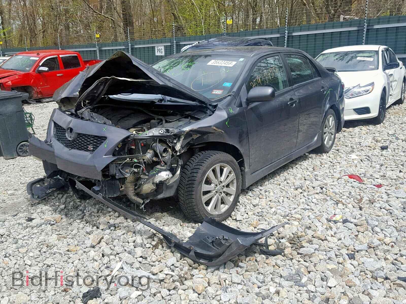 2010 TOYOTA COROLLA BA - VIN: 2T1BU4EEXAC450769 - Фото 2