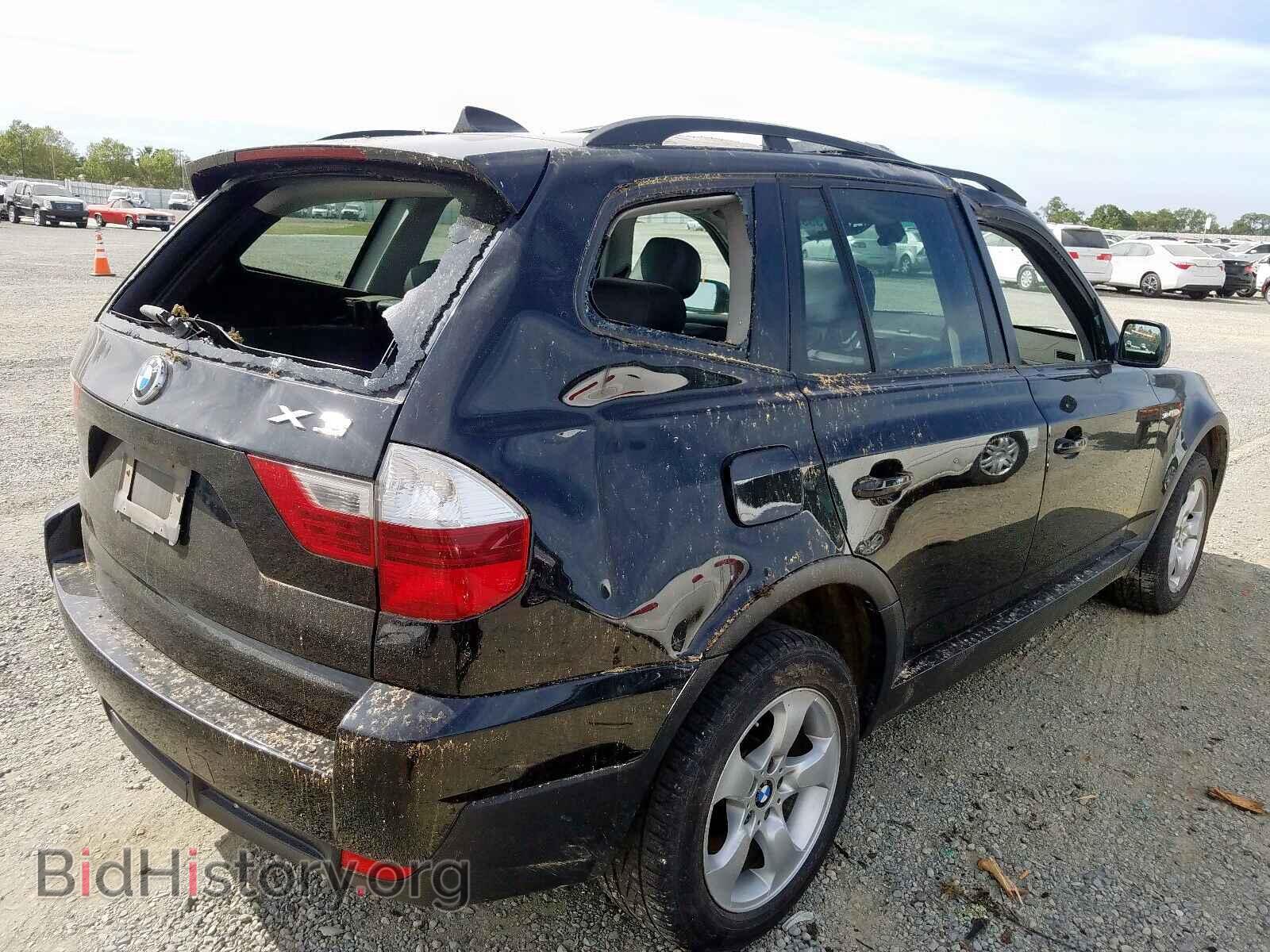 2007 BMW X3 - VIN: WBXPC93467WE78607 - Фото 4