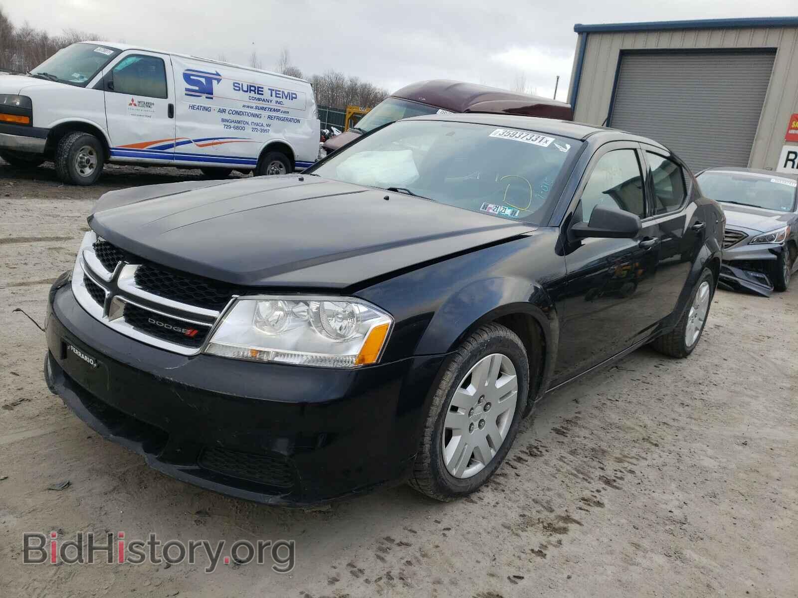 2014 DODGE AVENGER - VIN: 1C3CDZAB6EN148805 - Фото 2