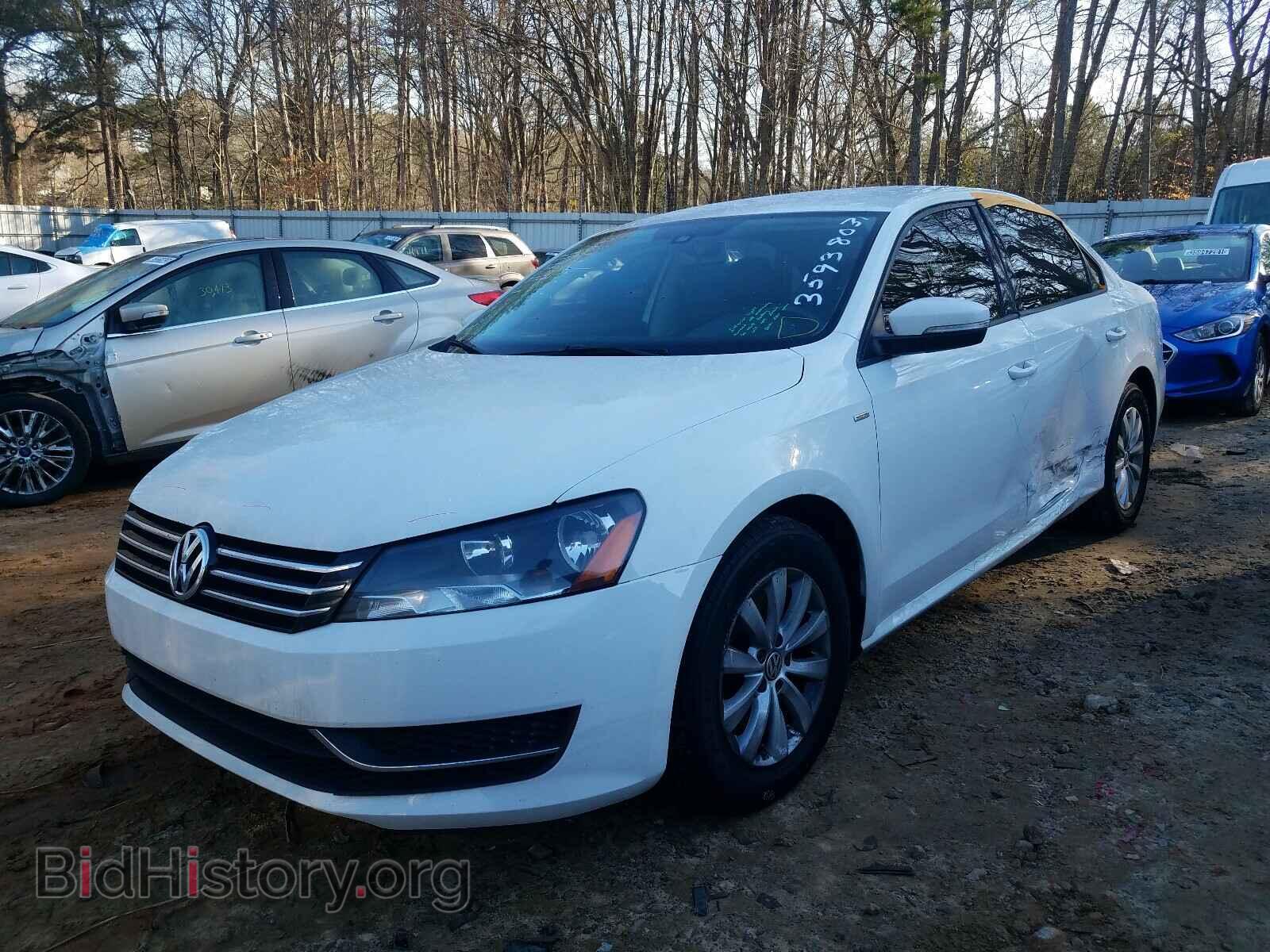 2014 VOLKSWAGEN PASSAT - VIN: 1VWAH7A39EC012584 - Фото 2