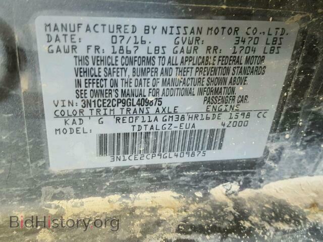 2016 NISSAN VERSA - VIN: 3N1CE2CP9GL409875 - Photo 10