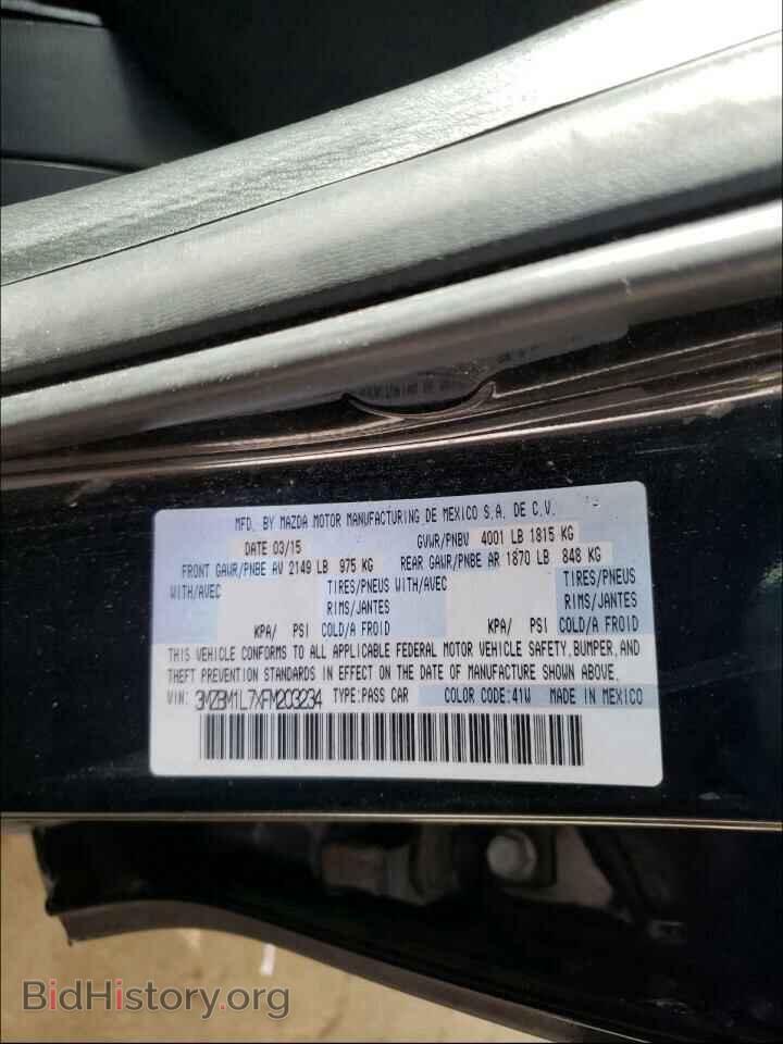2015 MAZDA 3 - VIN: 3MZBM1L7XFM203234 - Фото 10