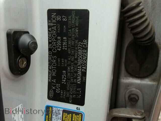 2011 KIA OPTIMA - VIN: KNAGM4A76B5088772 - Фото 10