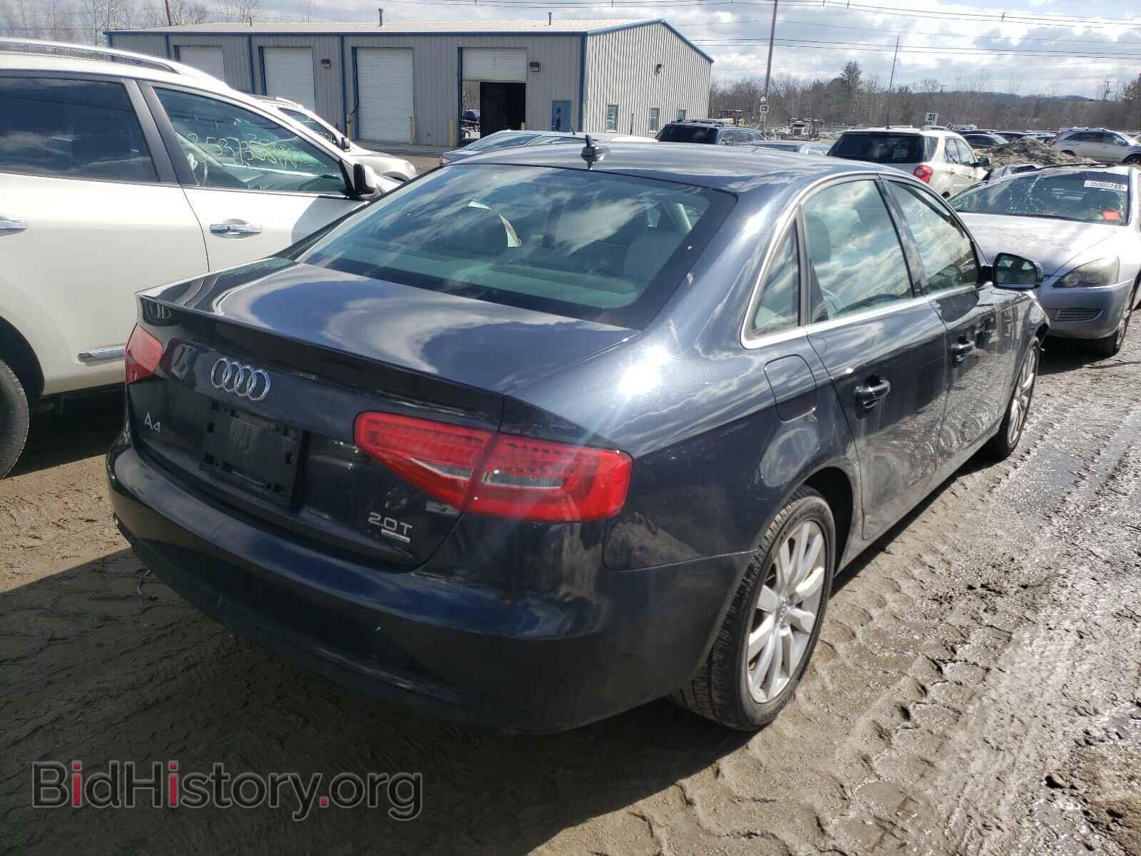 2013 AUDI A4 - VIN: WAUBFAFL0DN026201 - Фото 4