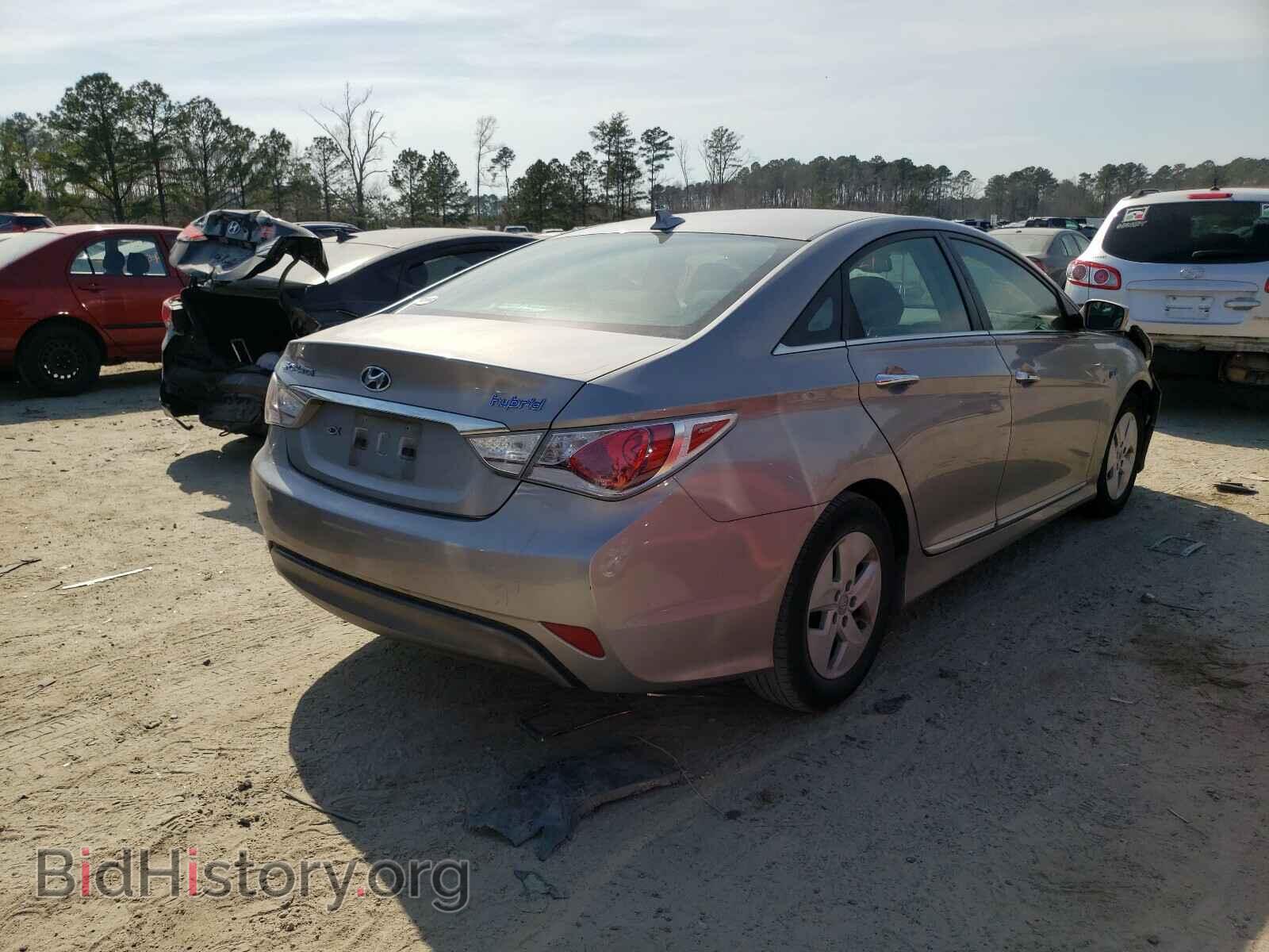 2012 HYUNDAI SONATA - VIN: KMHEC4A41CA026123 - Фото 4