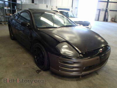 2001 Mitsubishi ECLIPSE Eclipse GT, черный — VIN 4A3AC54H81E200473, Copart
