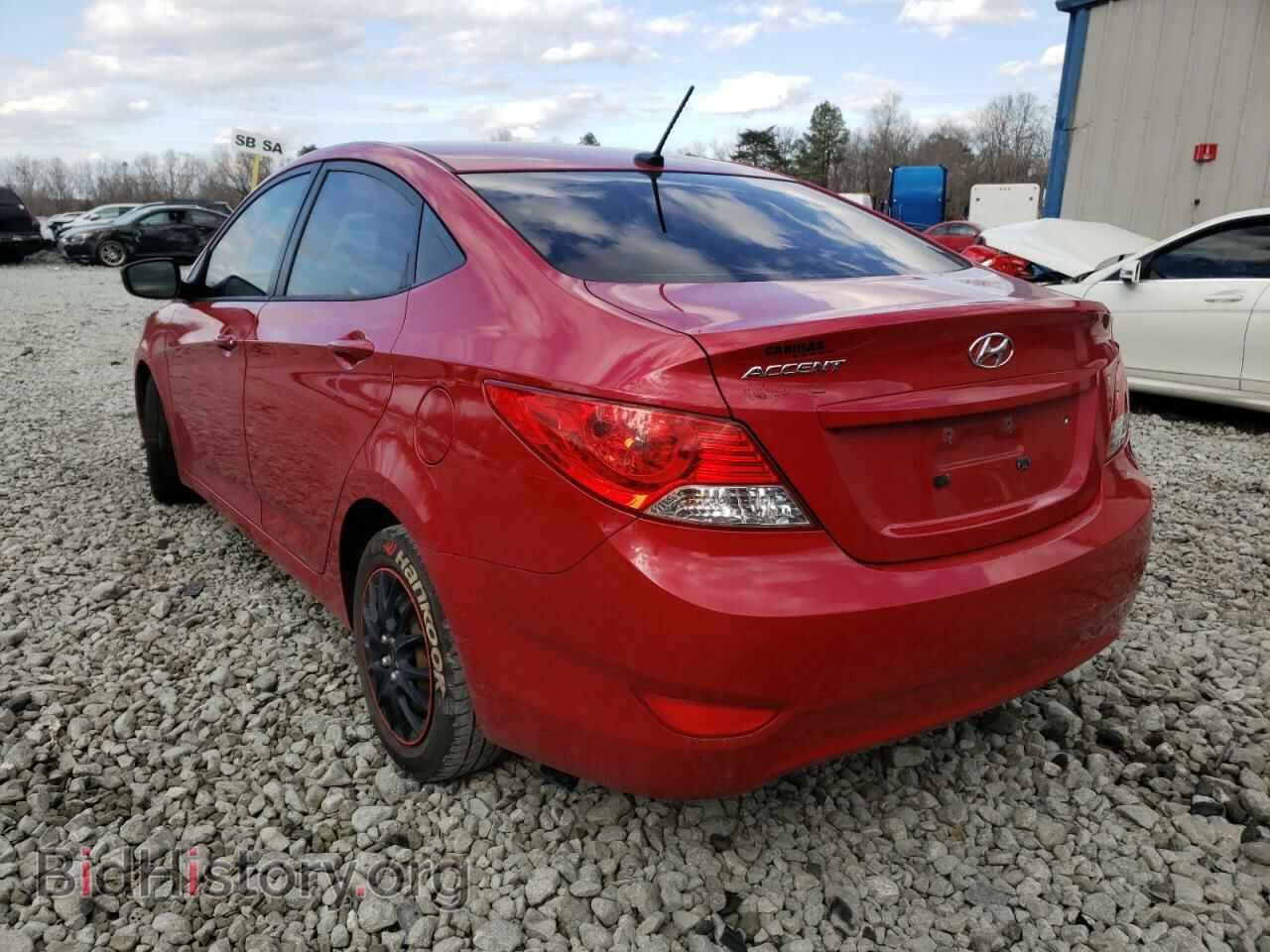 2013 HYUNDAI ACCENT - VIN: KMHCT4AE0DU520764 - Фото 3