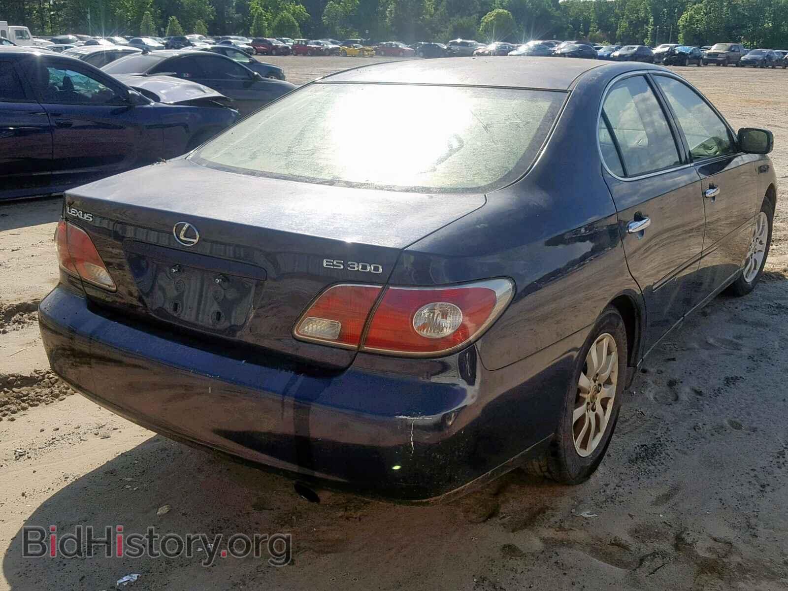 2003 LEXUS ES300 - VIN: JTHBF30G630128462 - Фото 4