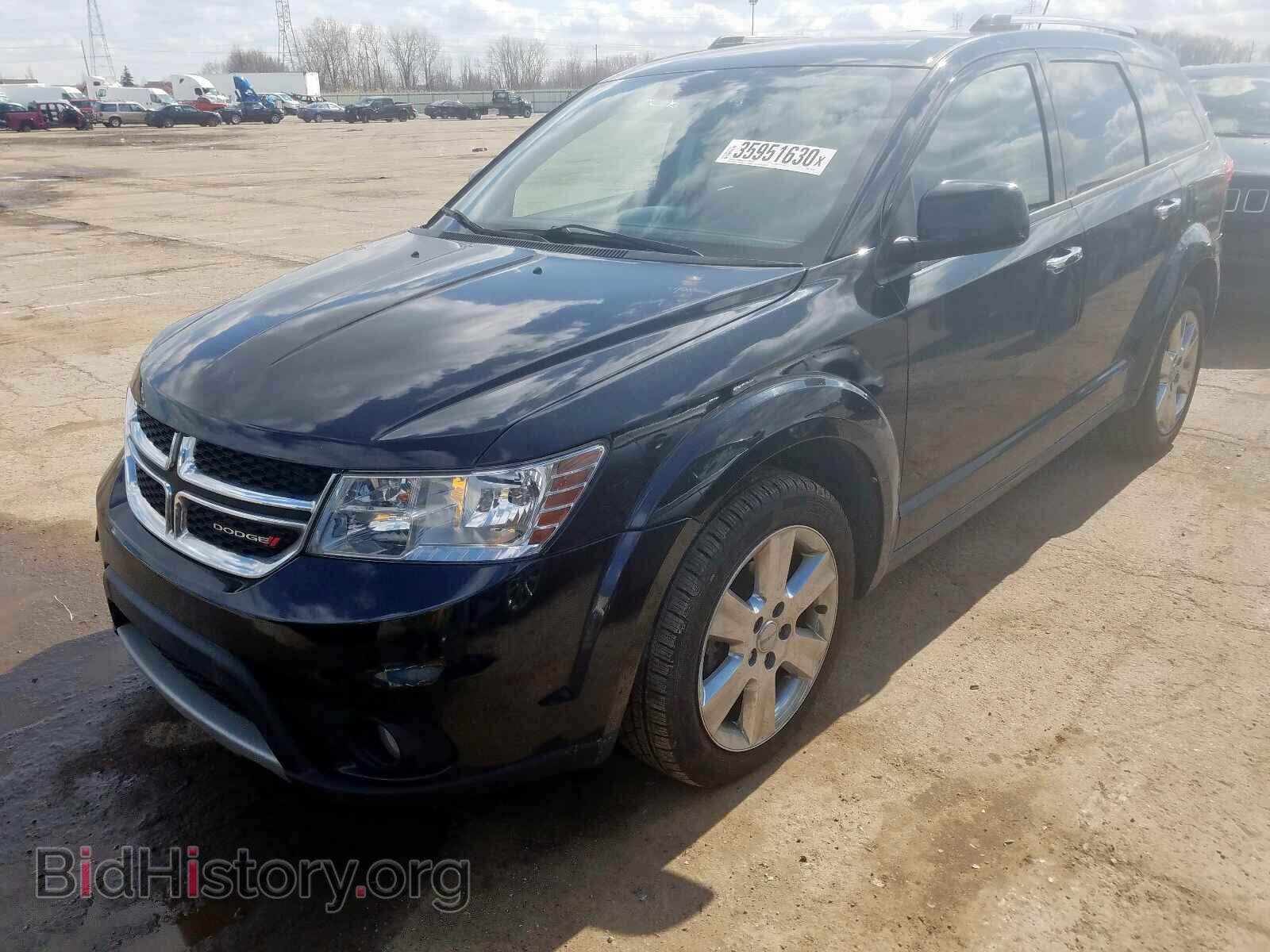 2013 DODGE JOURNEY - VIN: 3C4PDCDG6DT730967 - Фото 2
