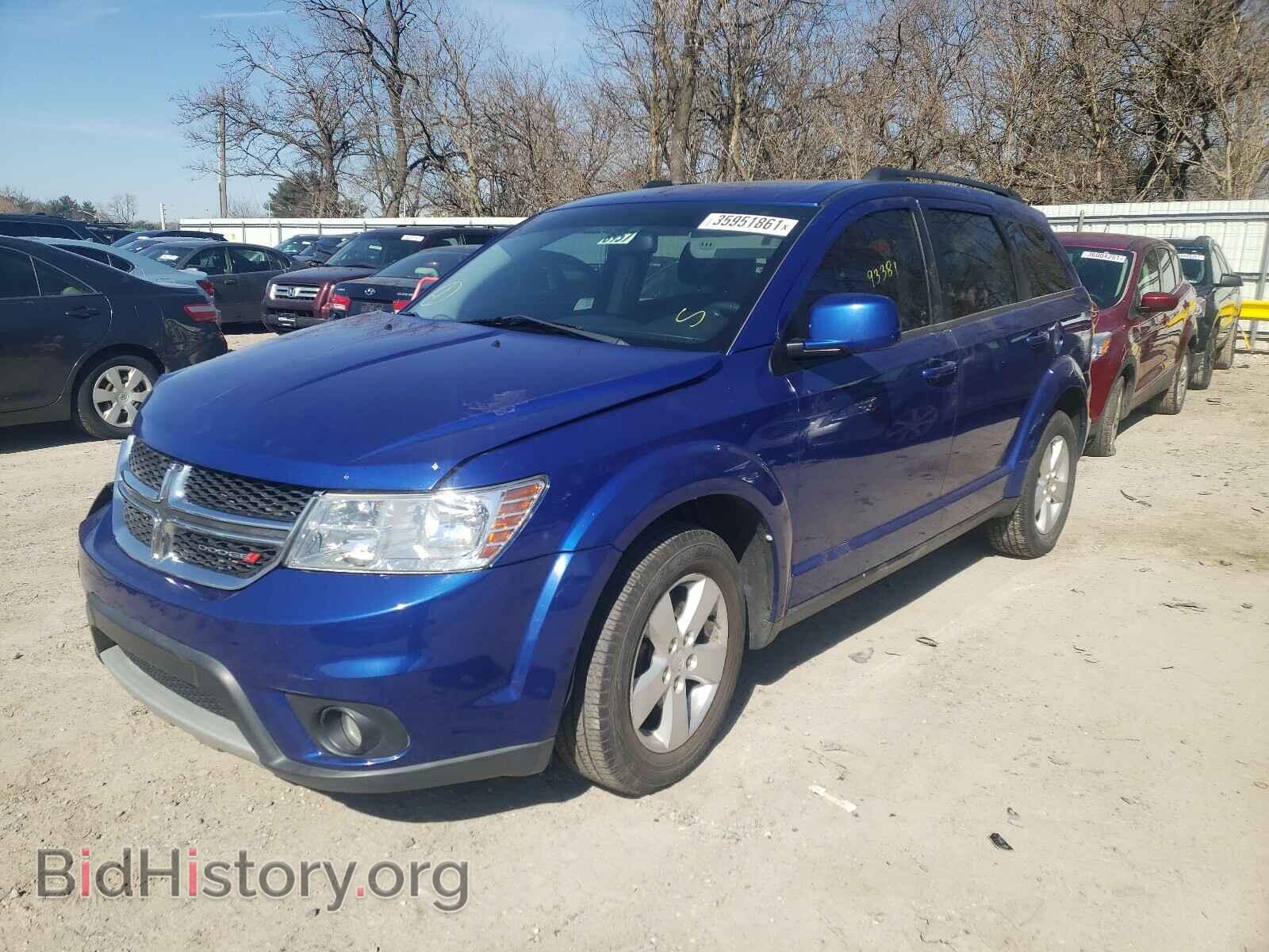 2012 DODGE JOURNEY - VIN: 3C4PDCBG7CT393050 - Фото 2