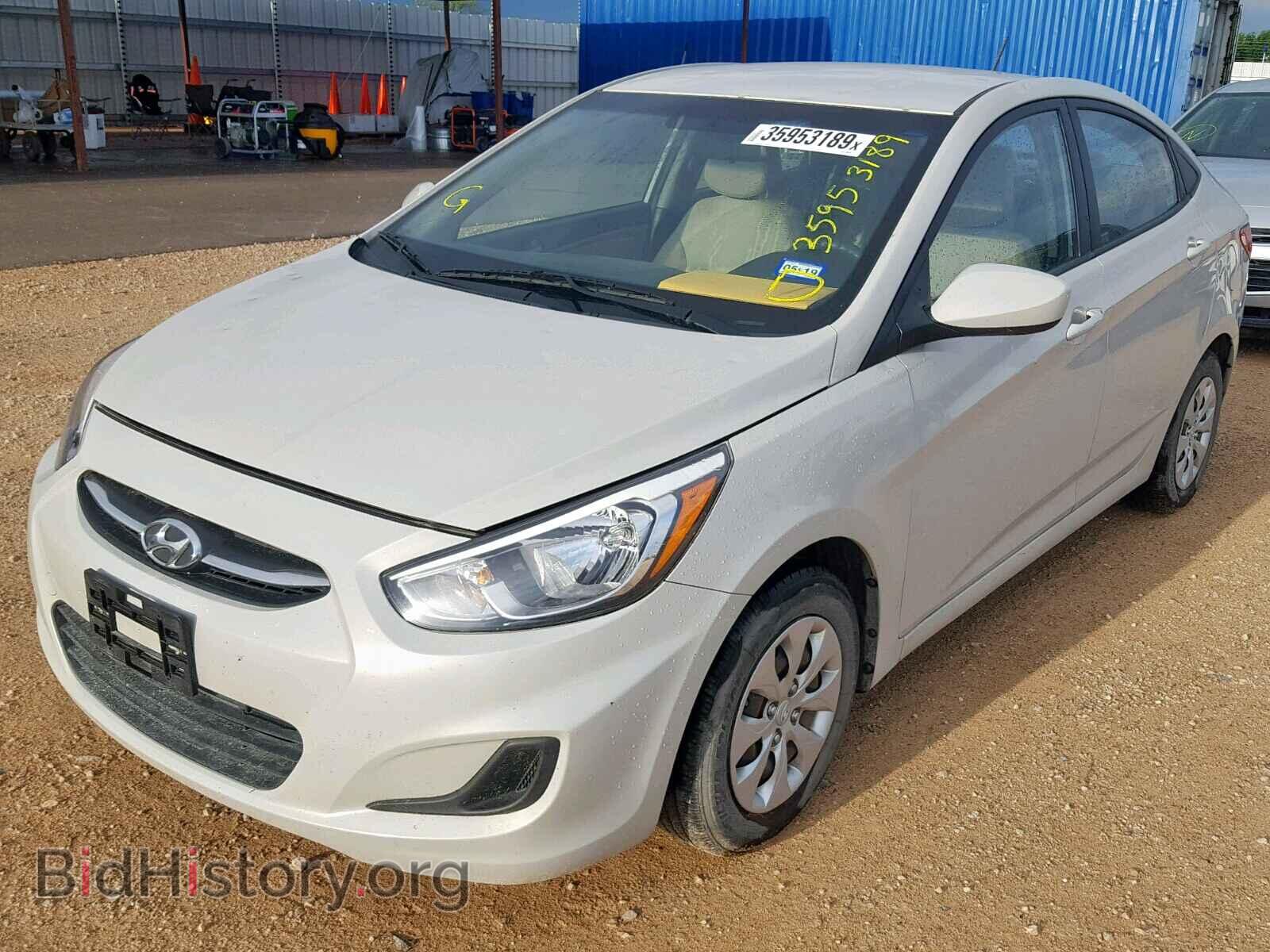 2016 HYUNDAI ACCENT - VIN: KMHCT4AE2GU002904 - Фото 2