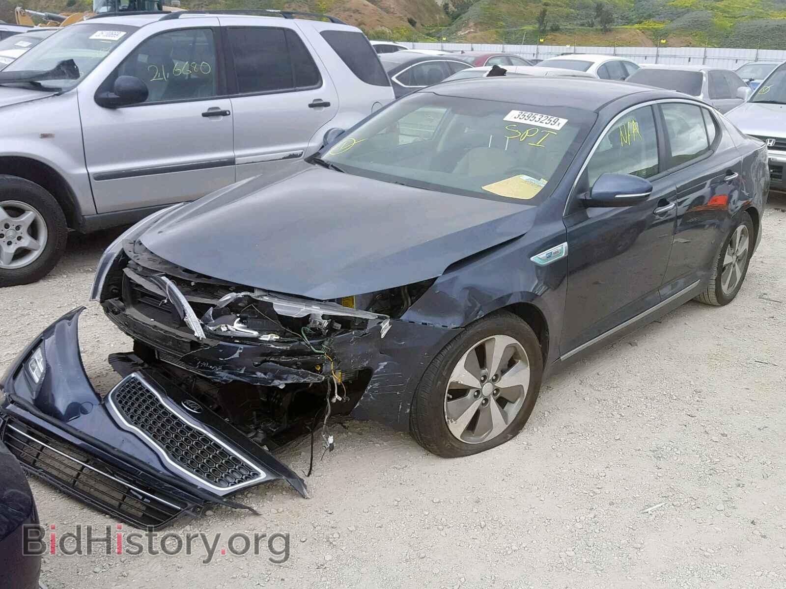 2014 KIA OPTIMA HYB - VIN: KNAGN4AD3E5067711 - Фото 2