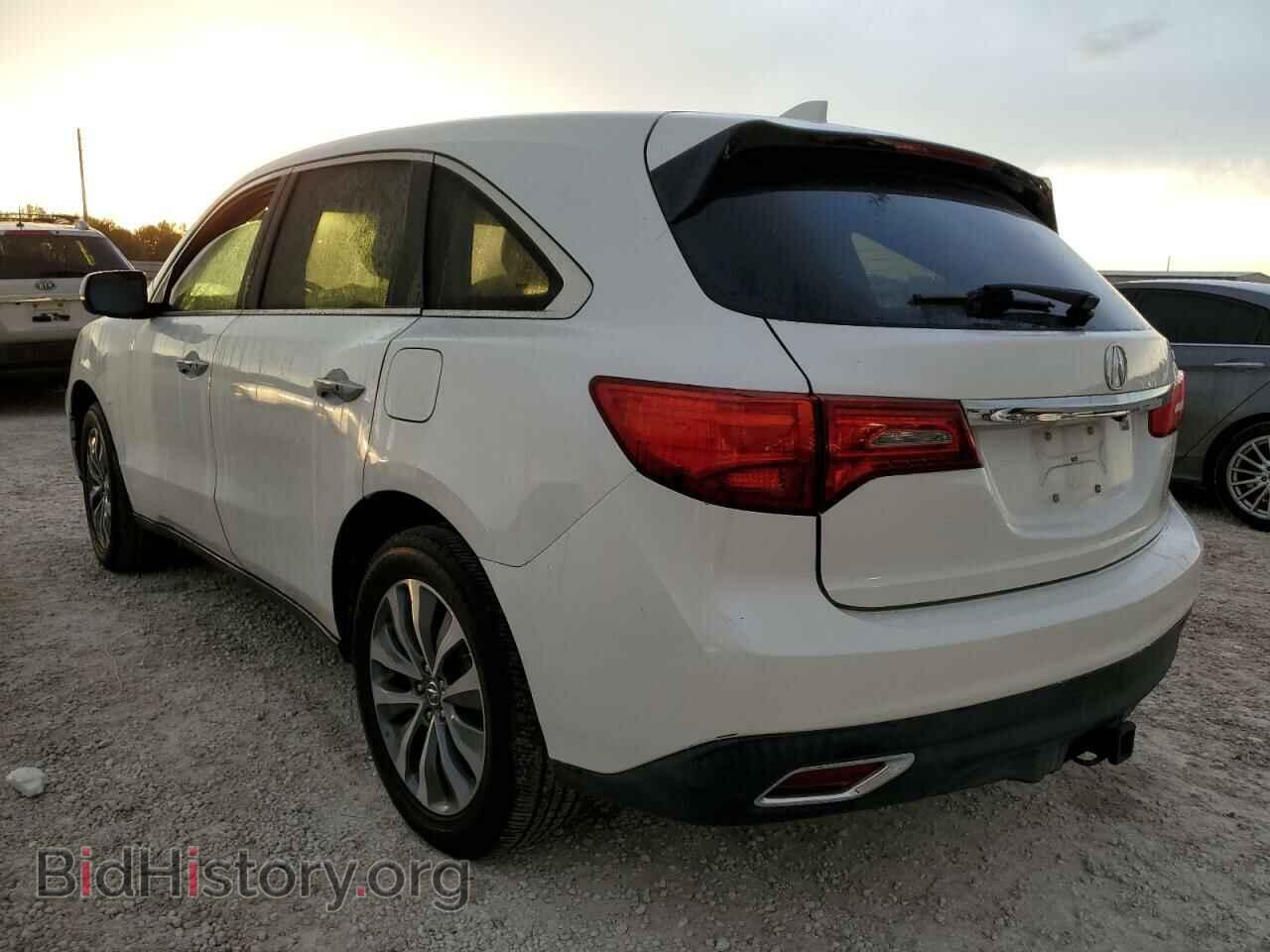 2014 ACURA MDX - VIN: 5FRYD3H46EB009583 - Фото 2